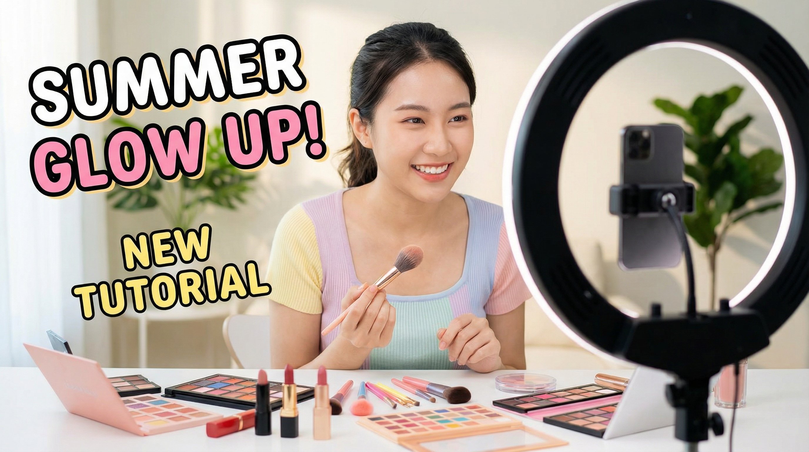 每日大赛·美妆视频教程｜夏日清新妆容演示